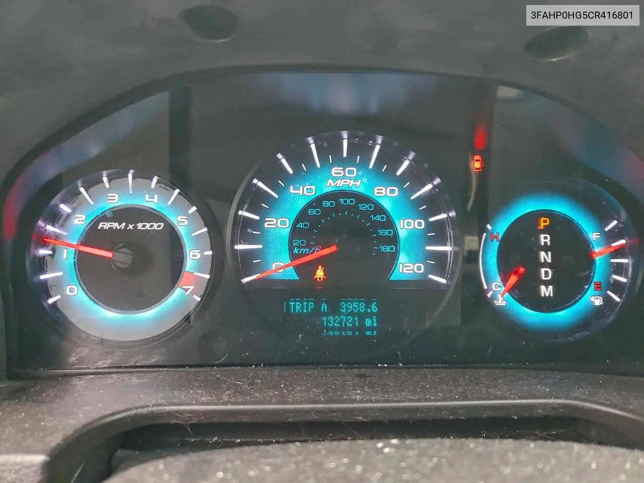 3FAHP0HG5CR416801 2012 Ford Fusion Se