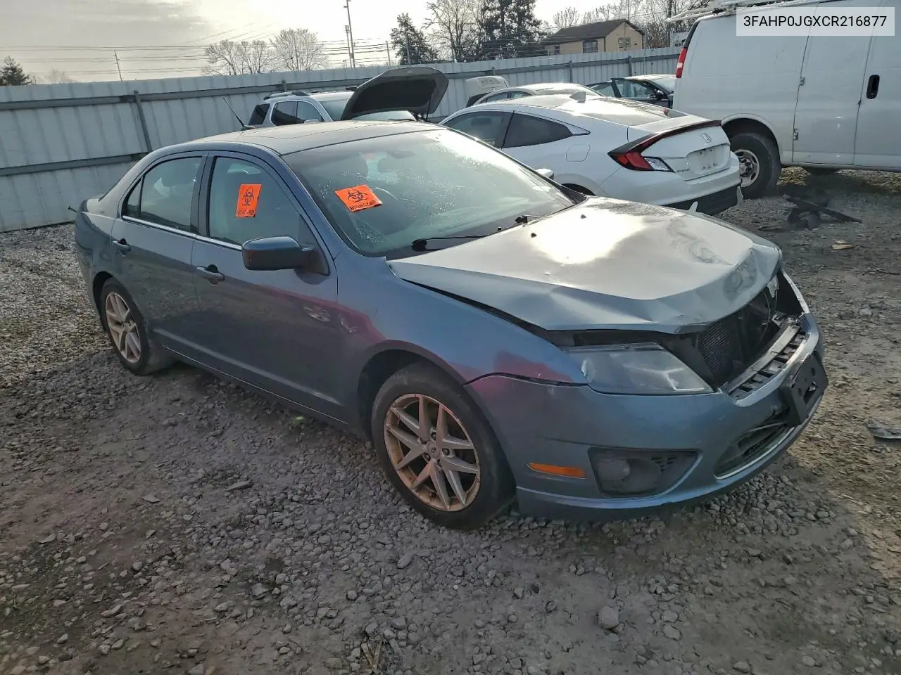 3FAHP0JGXCR216877 2012 Ford Fusion Sel