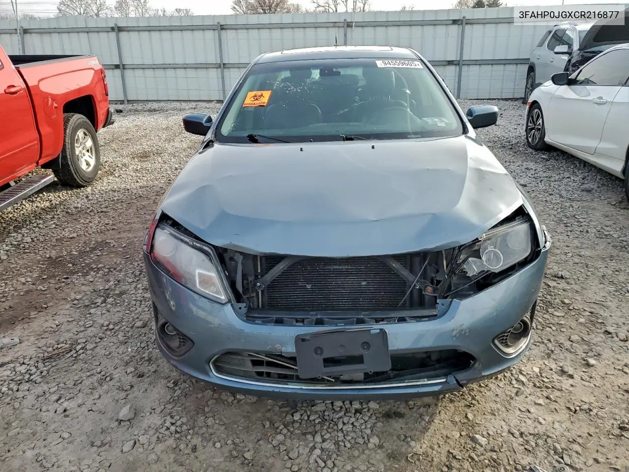 3FAHP0JGXCR216877 2012 Ford Fusion Sel