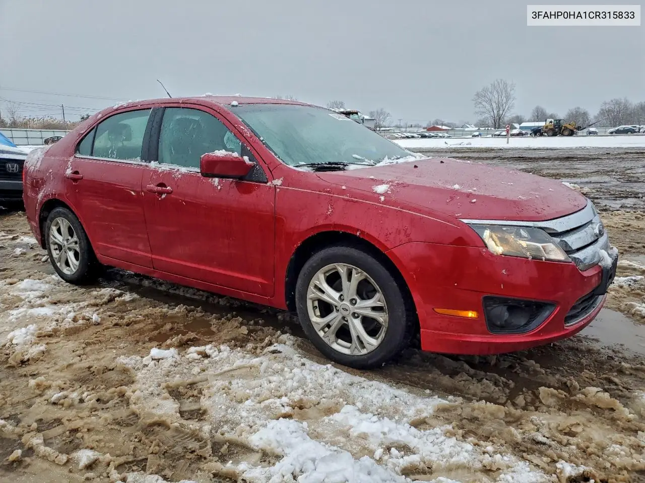 3FAHP0HA1CR315833 2012 Ford Fusion Se