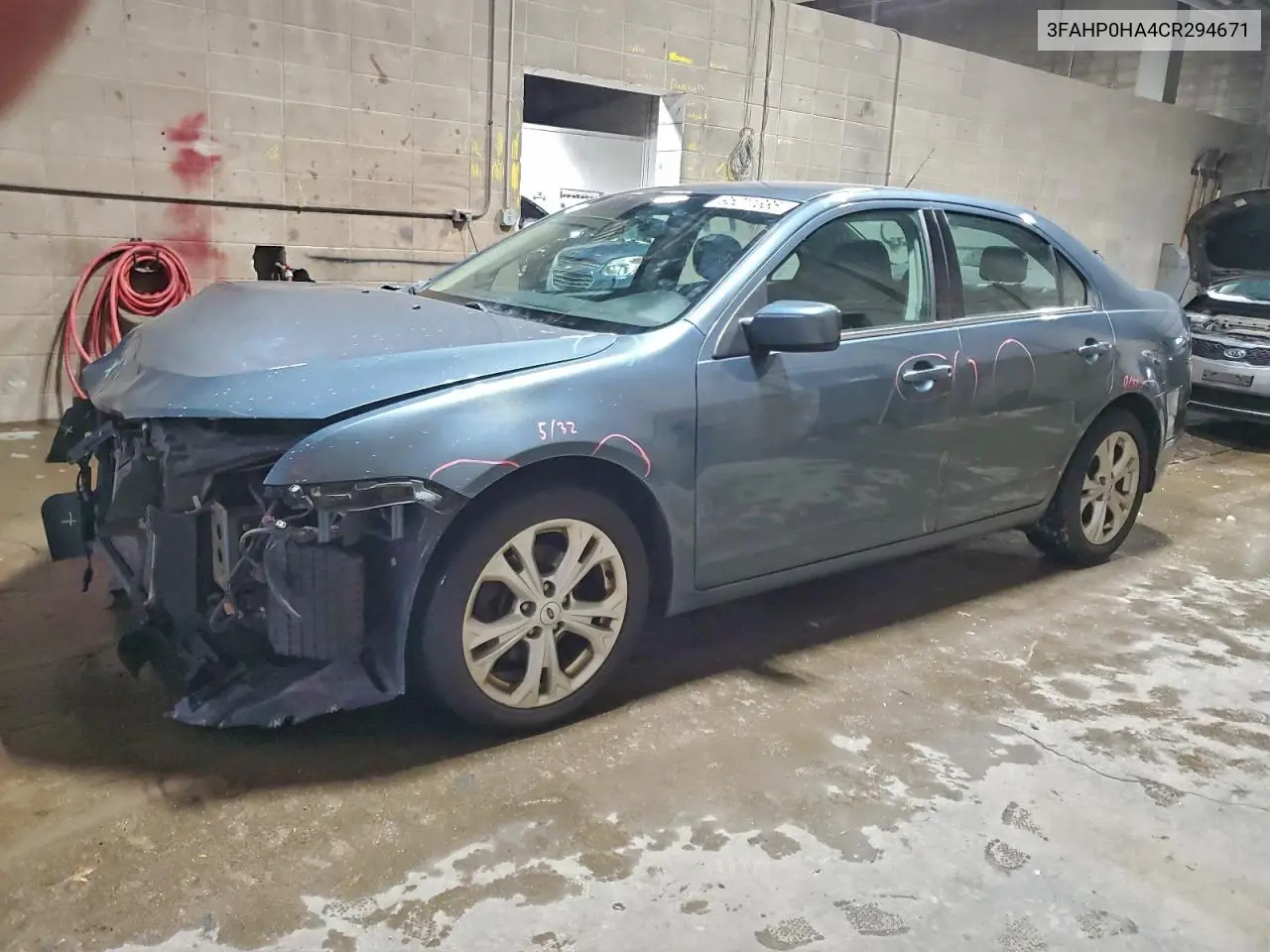 3FAHP0HA4CR294671 2012 Ford Fusion Se