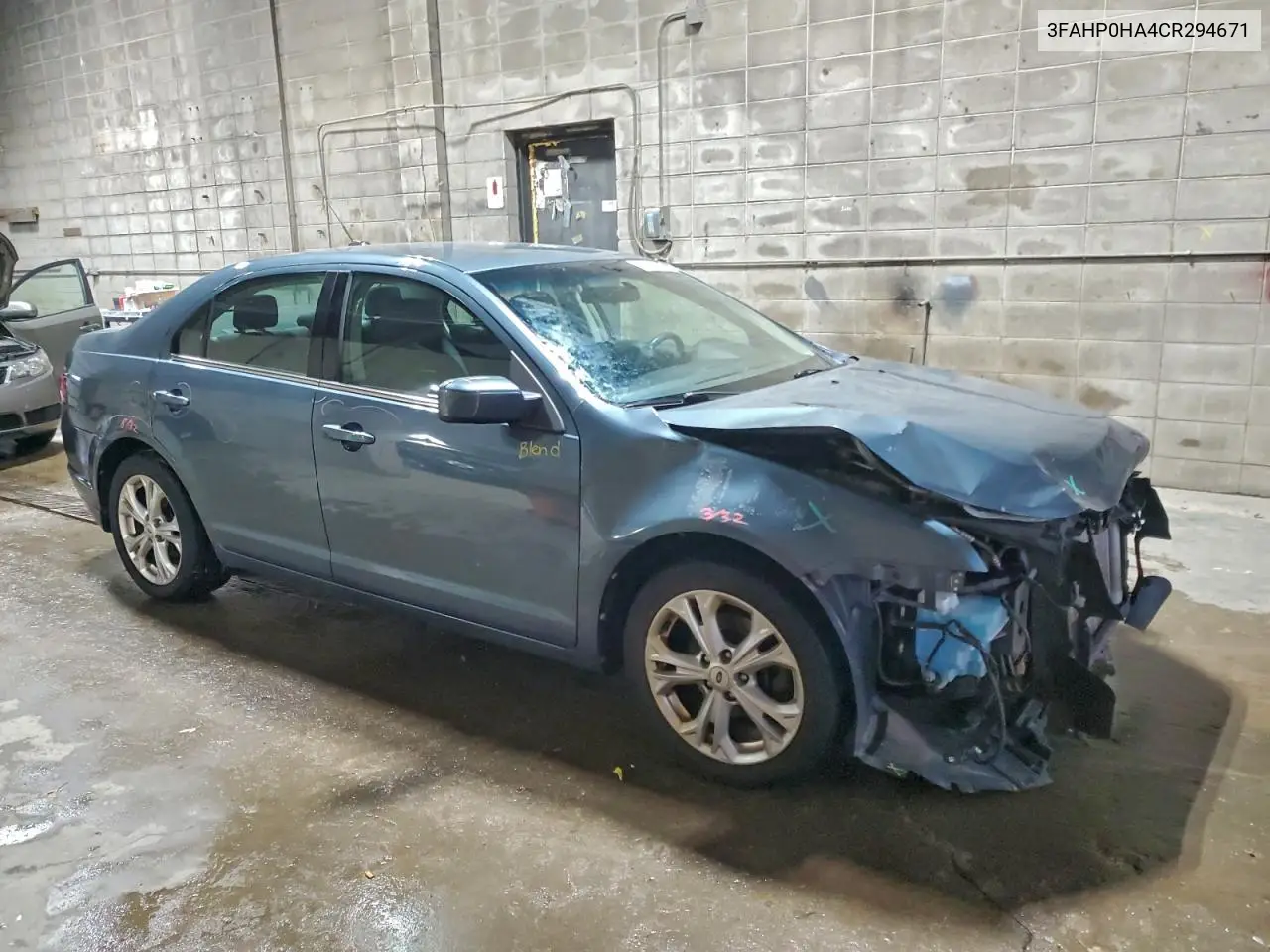 3FAHP0HA4CR294671 2012 Ford Fusion Se
