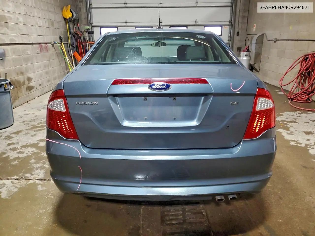 3FAHP0HA4CR294671 2012 Ford Fusion Se