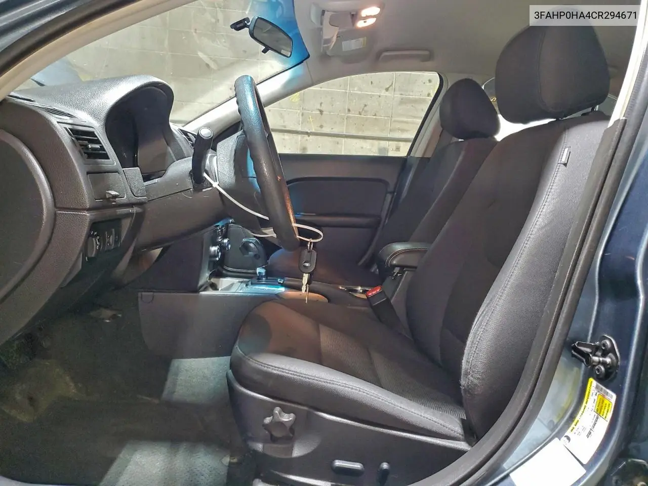 3FAHP0HA4CR294671 2012 Ford Fusion Se