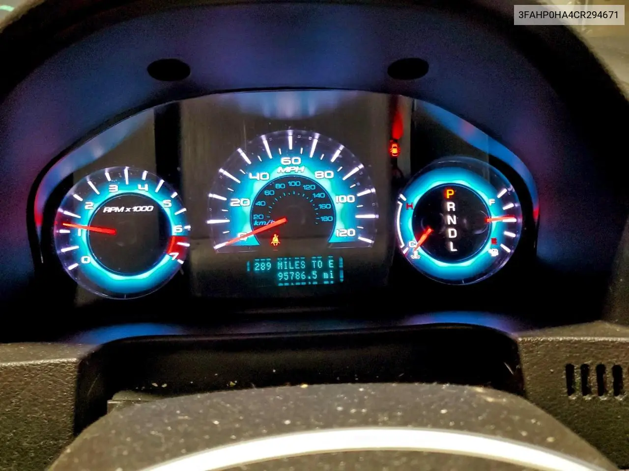 3FAHP0HA4CR294671 2012 Ford Fusion Se