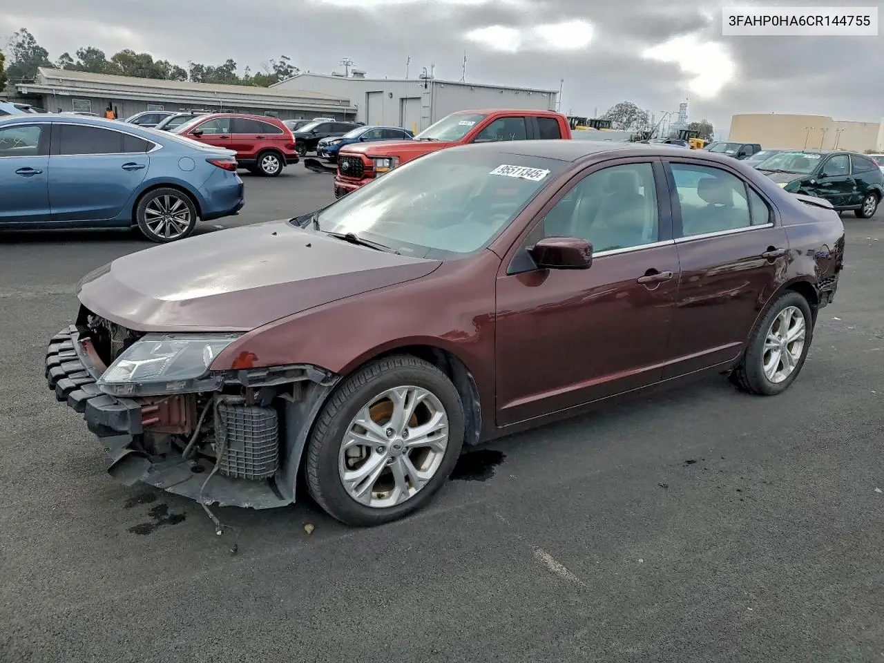 3FAHP0HA6CR144755 2012 Ford Fusion Se
