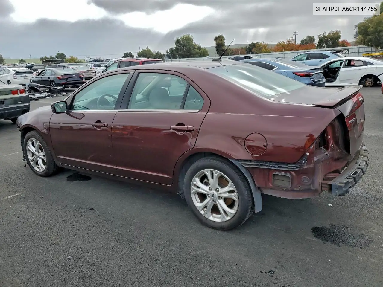 3FAHP0HA6CR144755 2012 Ford Fusion Se