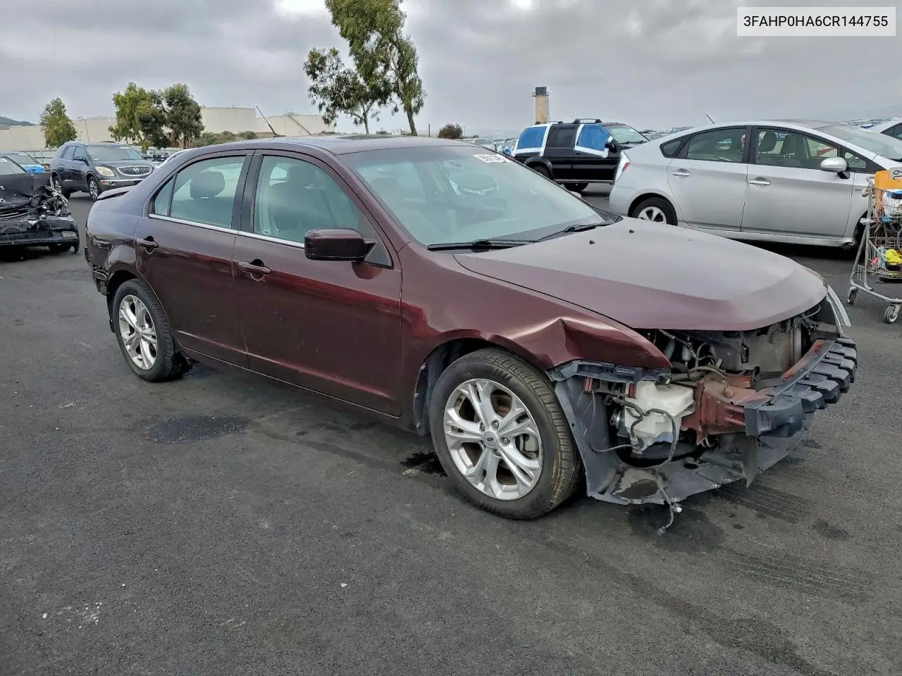 3FAHP0HA6CR144755 2012 Ford Fusion Se