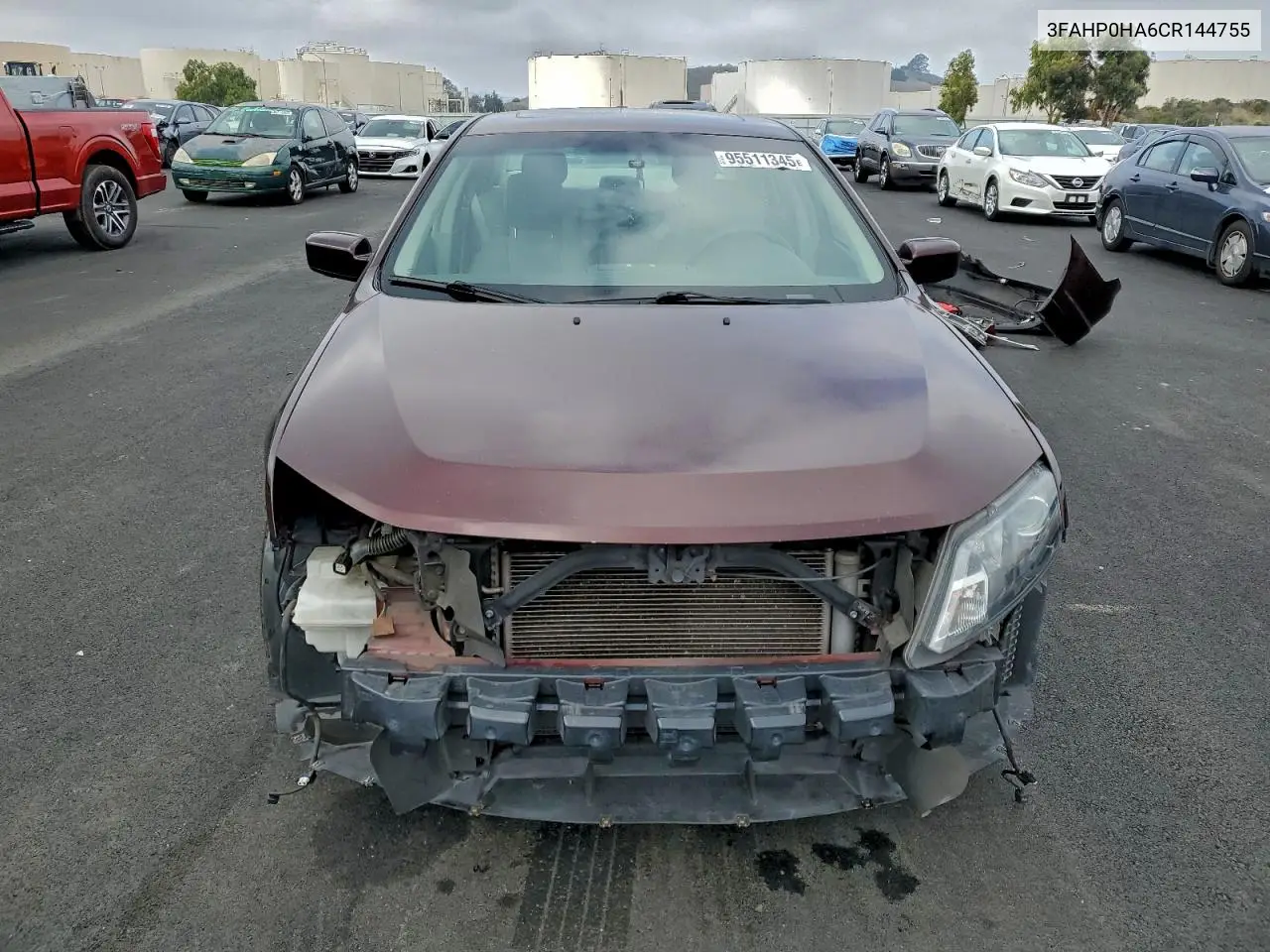 3FAHP0HA6CR144755 2012 Ford Fusion Se
