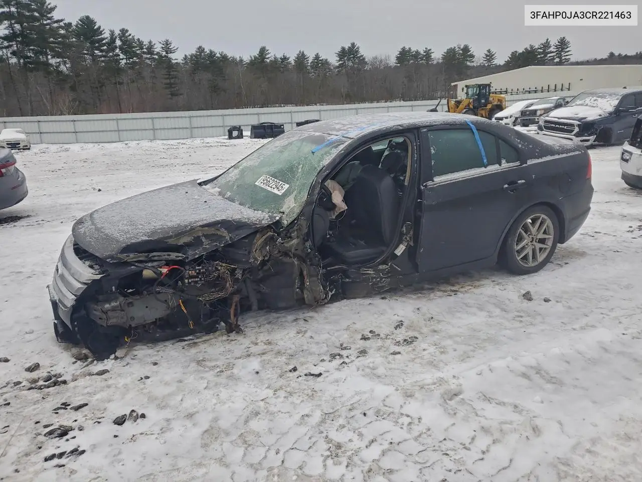 3FAHP0JA3CR221463 2012 Ford Fusion Sel