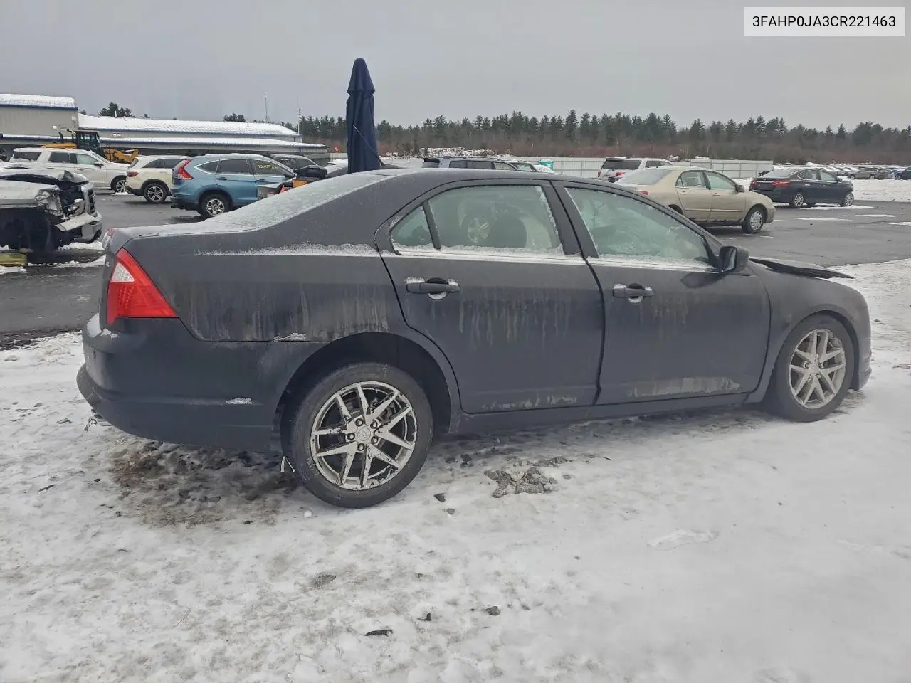 3FAHP0JA3CR221463 2012 Ford Fusion Sel