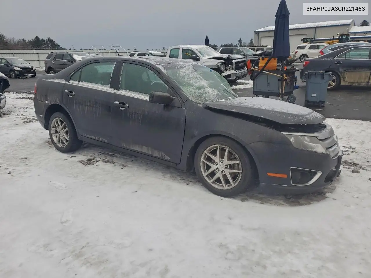 3FAHP0JA3CR221463 2012 Ford Fusion Sel