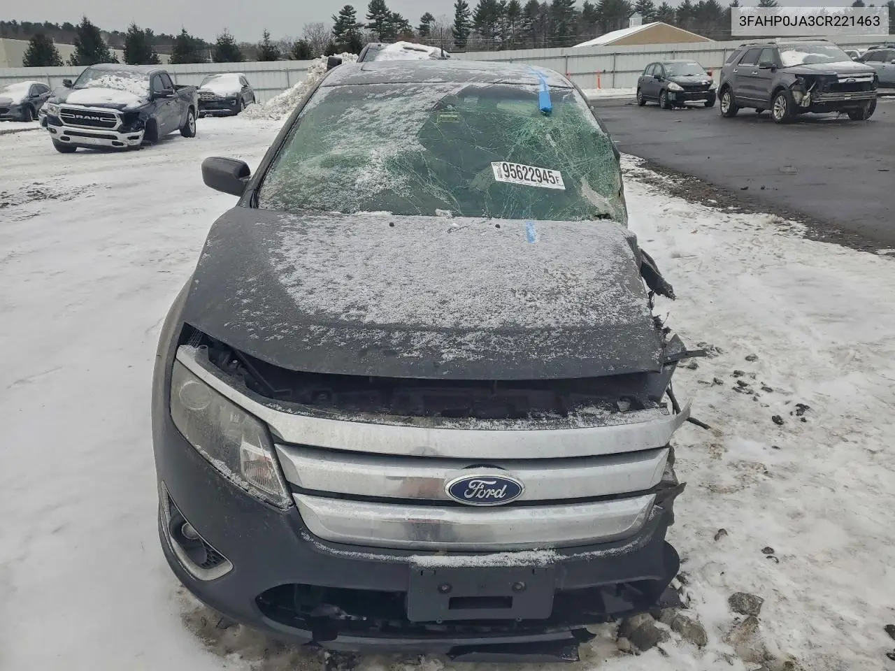 3FAHP0JA3CR221463 2012 Ford Fusion Sel