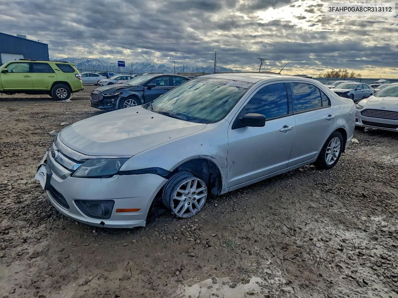 3FAHP0GA8CR313112 2012 Ford Fusion S