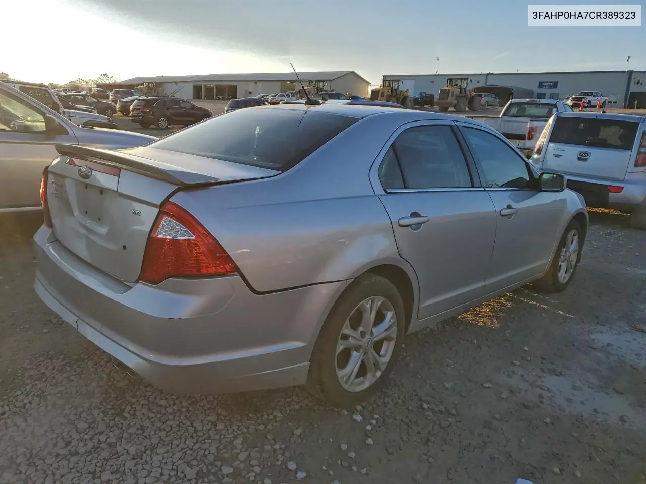 3FAHP0HA7CR389323 2012 Ford Fusion Se