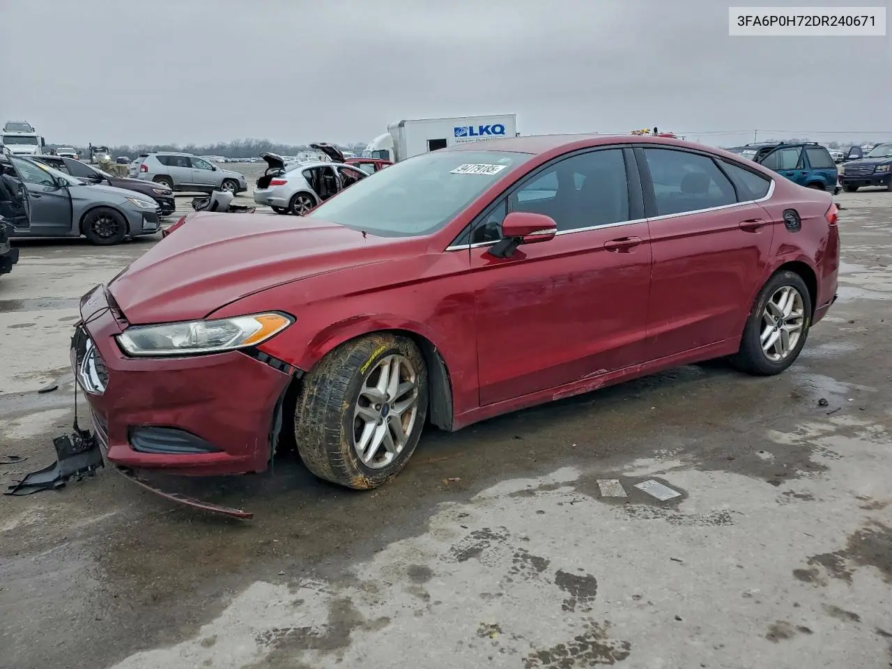 3FA6P0H72DR240671 2013 Ford Fusion Se