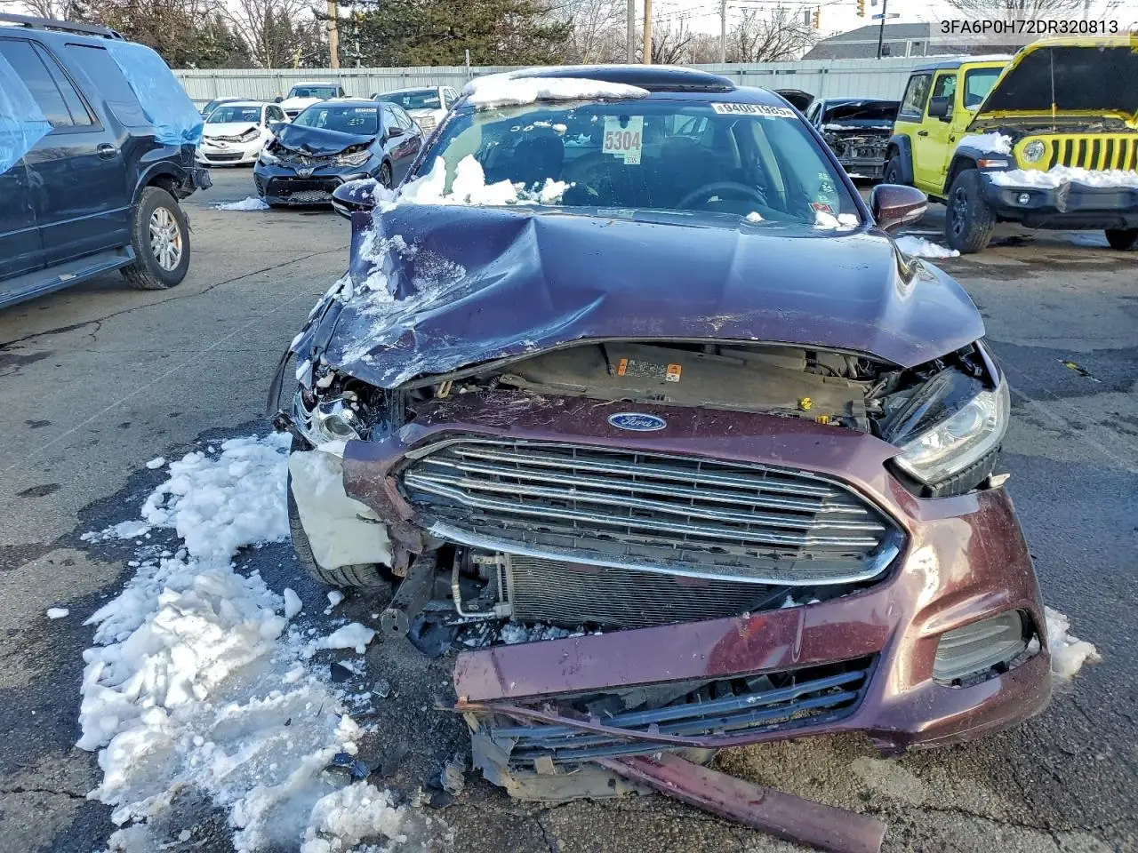 3FA6P0H72DR320813 2013 Ford Fusion Se