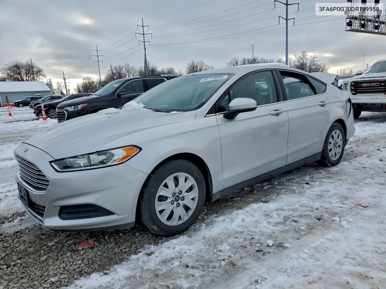 3FA6P0G70DR199958 2013 Ford Fusion S