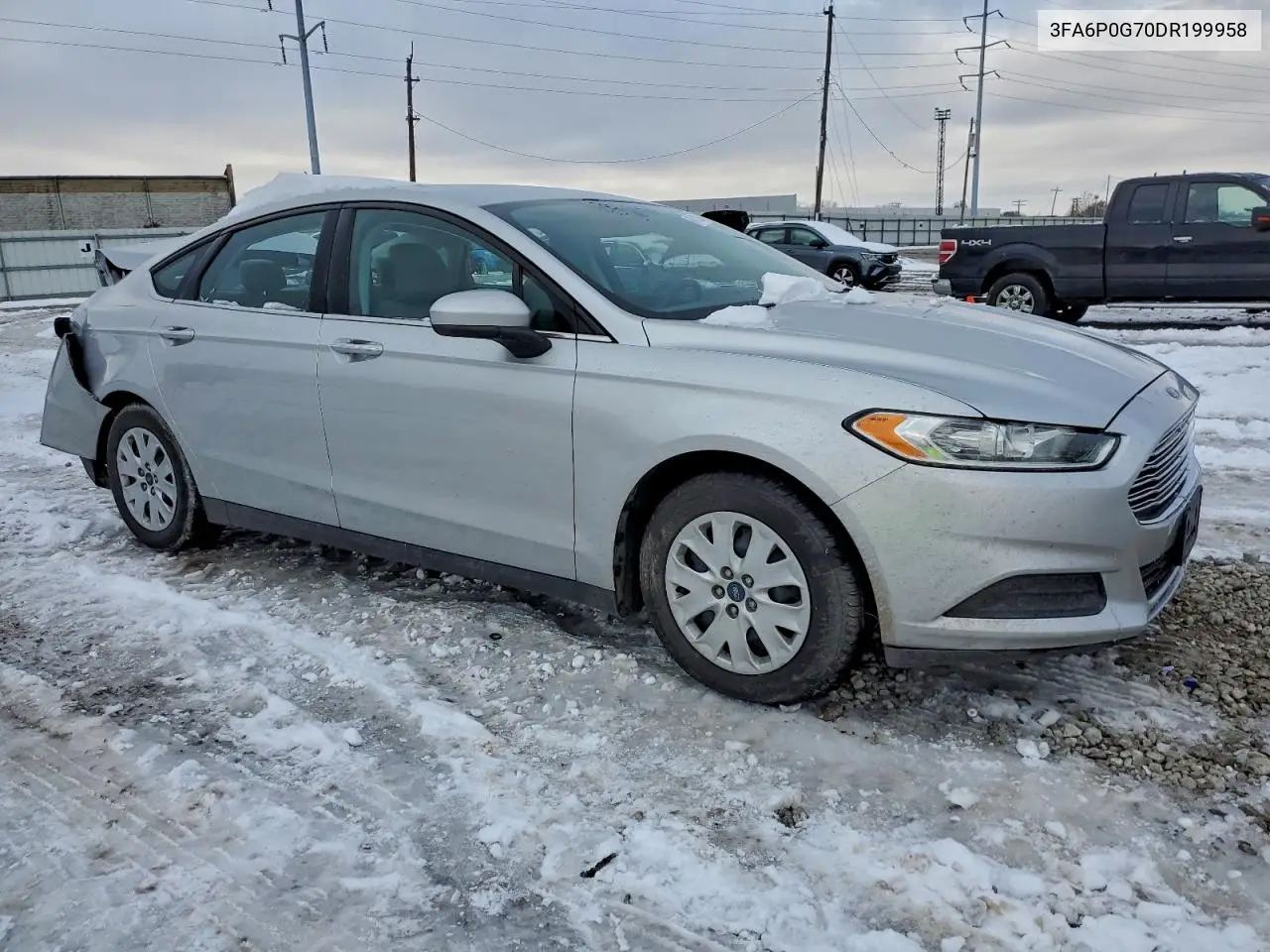 3FA6P0G70DR199958 2013 Ford Fusion S