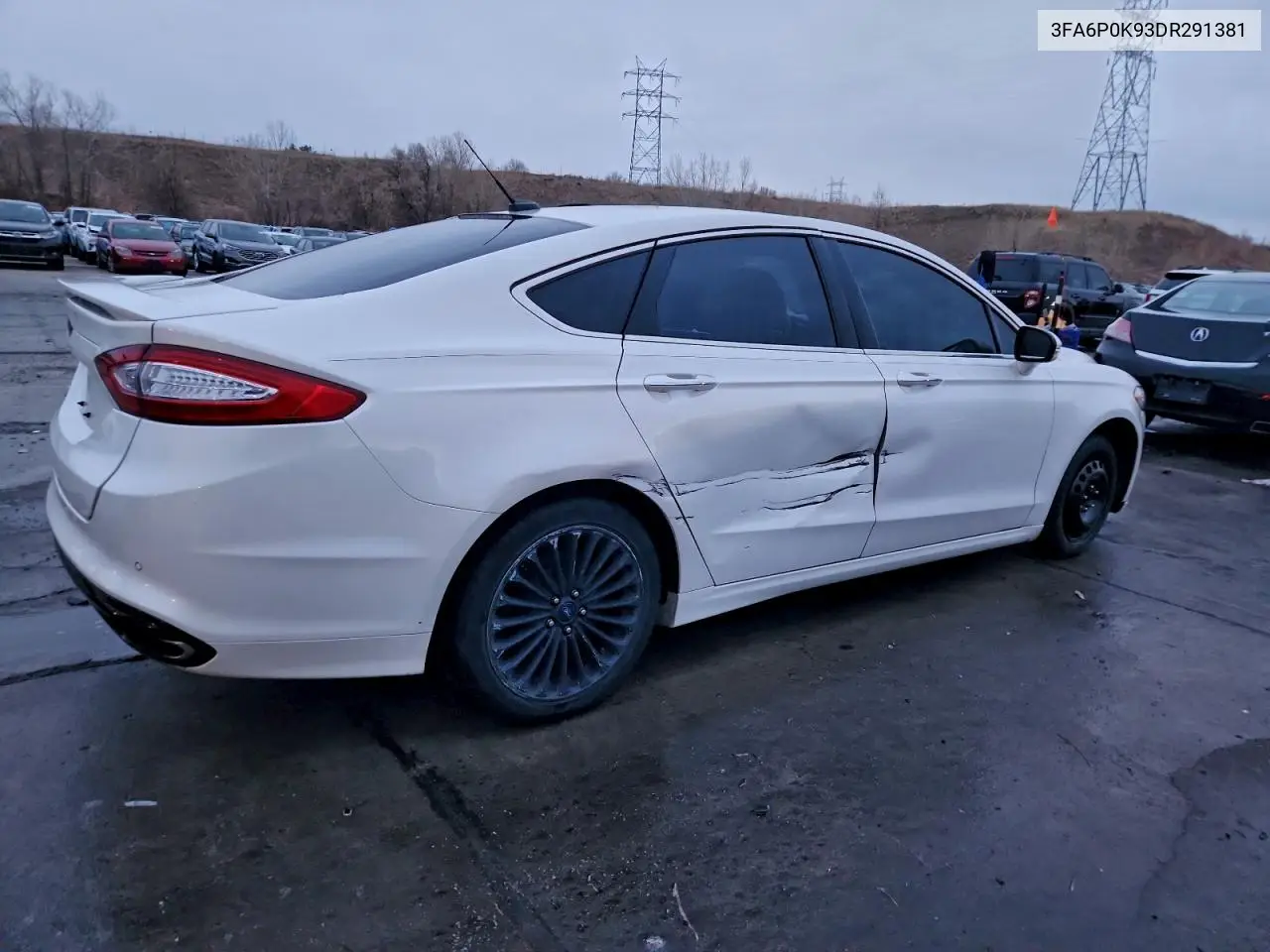 3FA6P0K93DR291381 2013 Ford Fusion Titanium