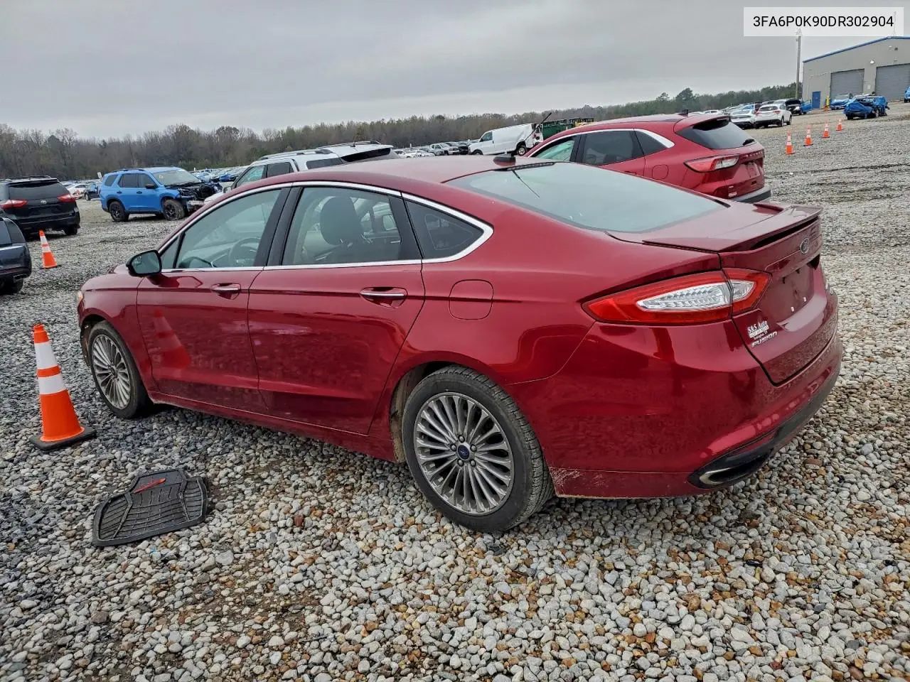 3FA6P0K90DR302904 2013 Ford Fusion Titanium
