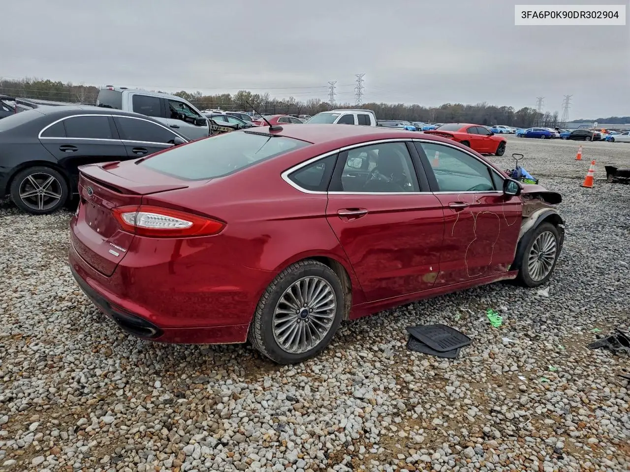 3FA6P0K90DR302904 2013 Ford Fusion Titanium