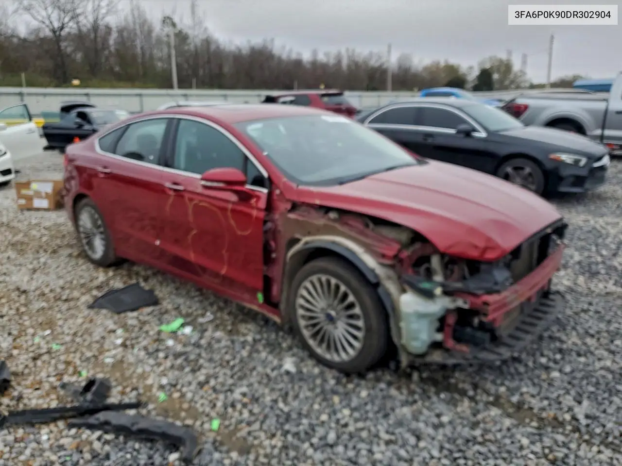3FA6P0K90DR302904 2013 Ford Fusion Titanium