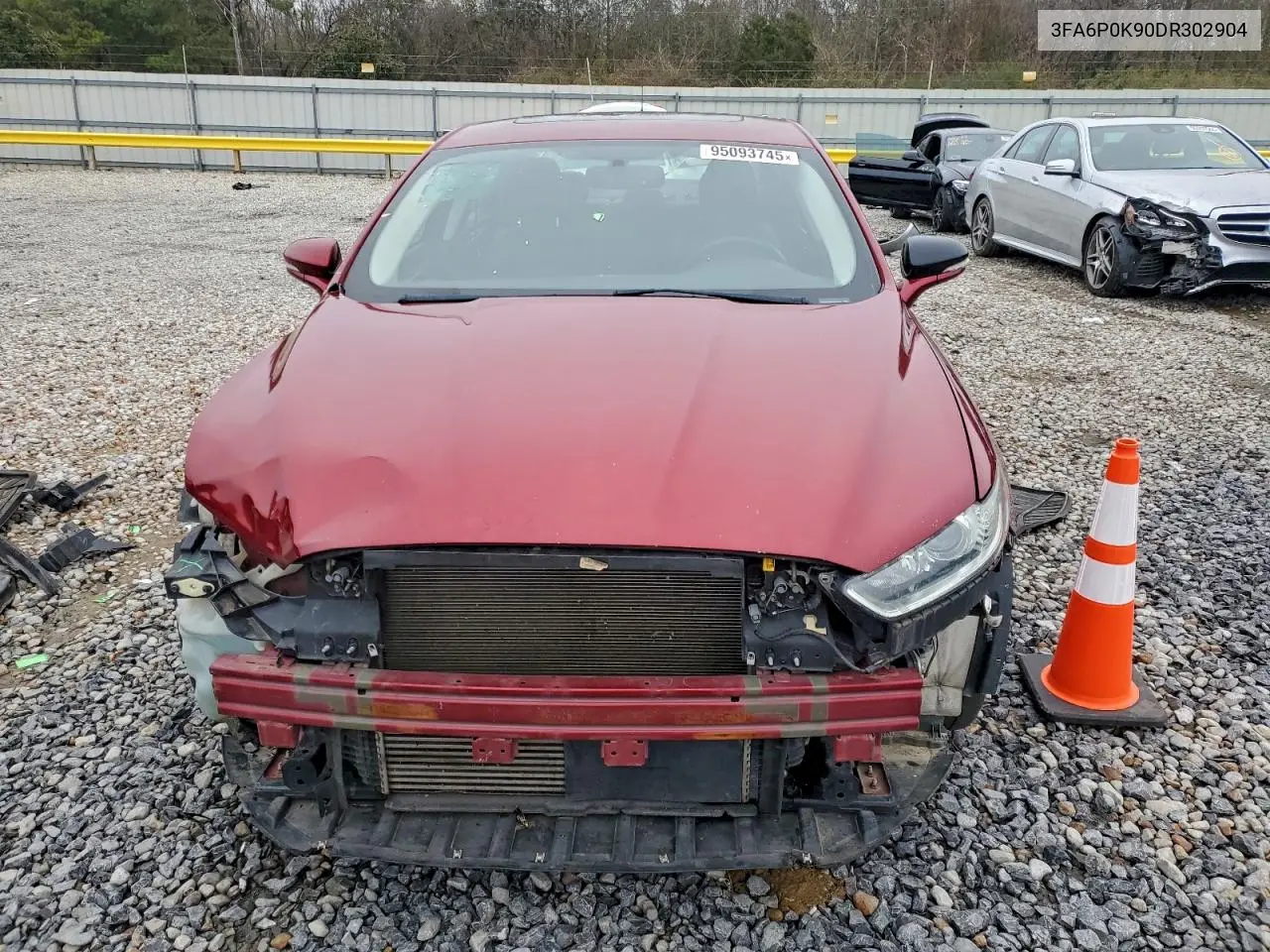 3FA6P0K90DR302904 2013 Ford Fusion Titanium