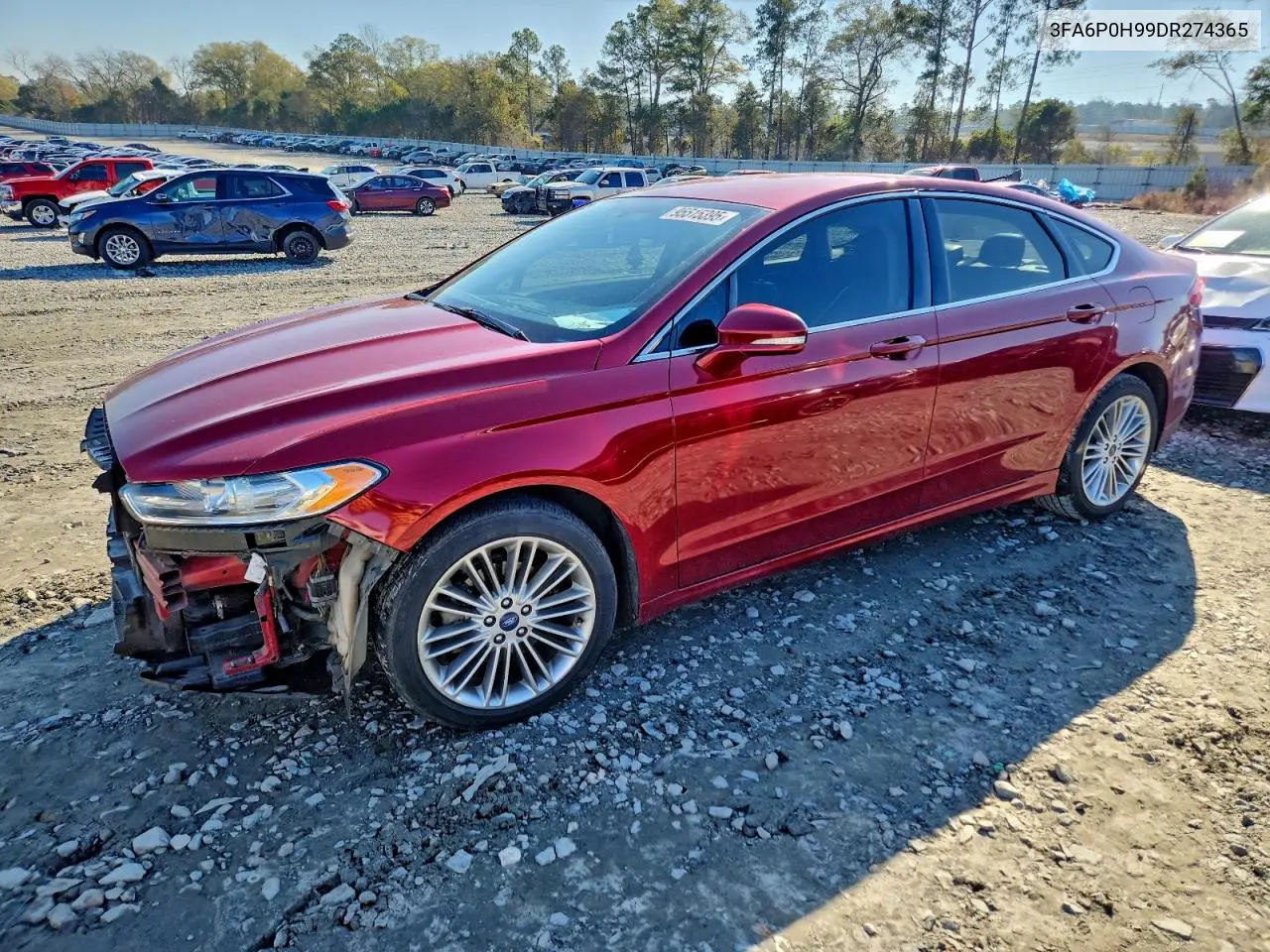 3FA6P0H99DR274365 2013 Ford Fusion Se