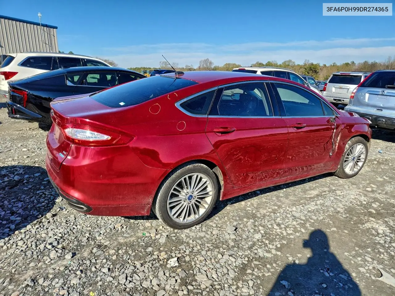 3FA6P0H99DR274365 2013 Ford Fusion Se