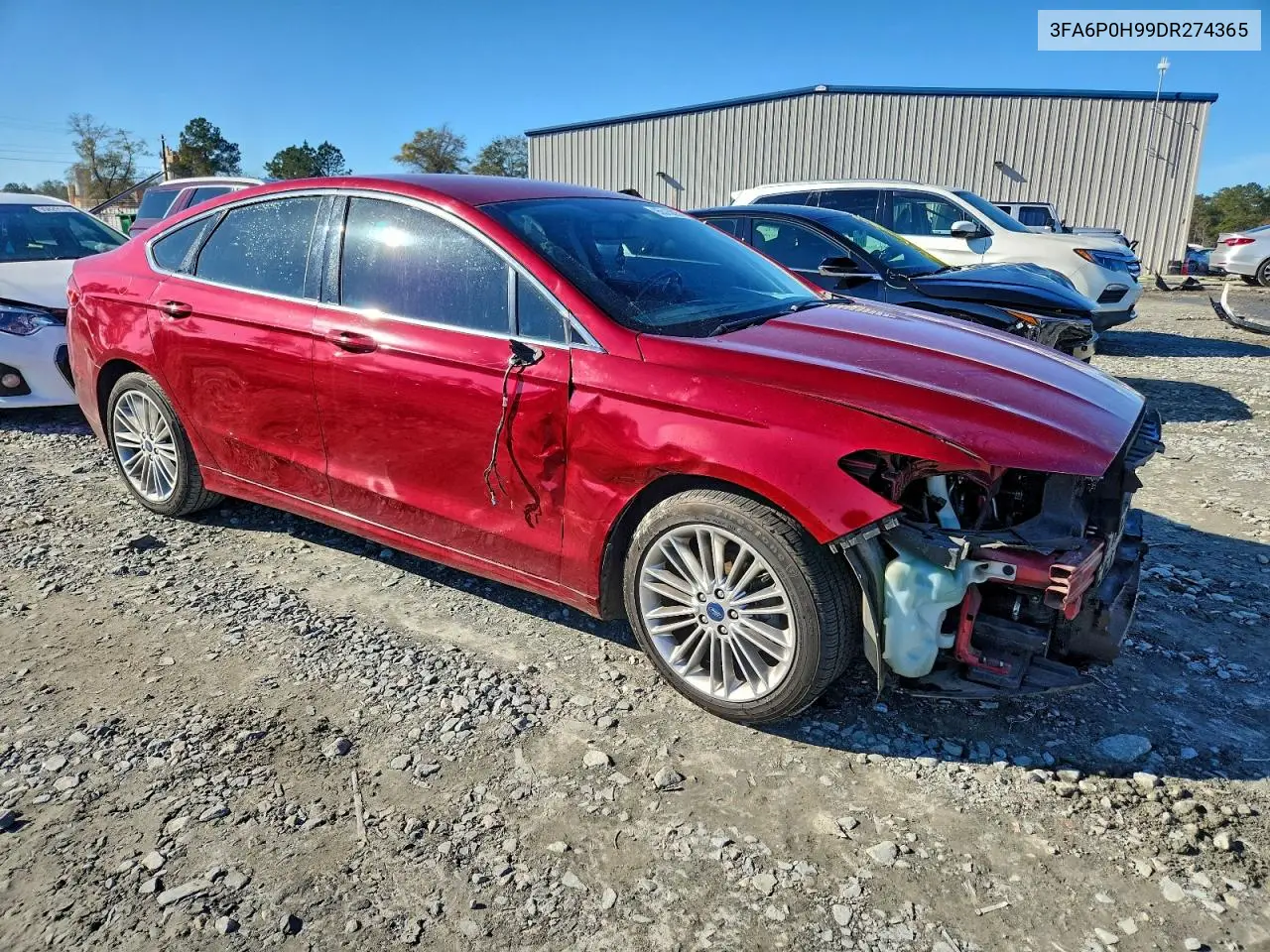 3FA6P0H99DR274365 2013 Ford Fusion Se