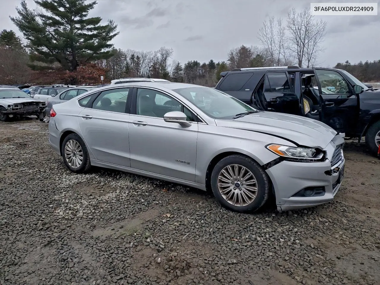 3FA6P0LUXDR224909 2013 Ford Fusion Se Hybrid