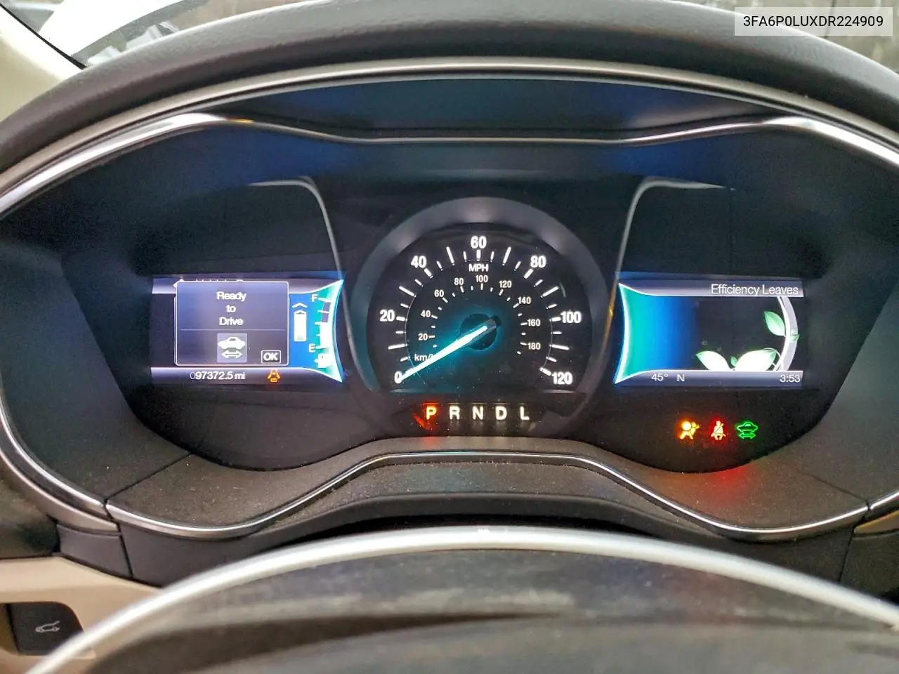 3FA6P0LUXDR224909 2013 Ford Fusion Se Hybrid