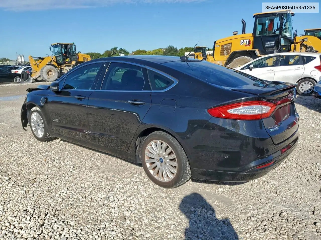 3FA6P0SU6DR351335 2013 Ford Fusion Titanium Phev