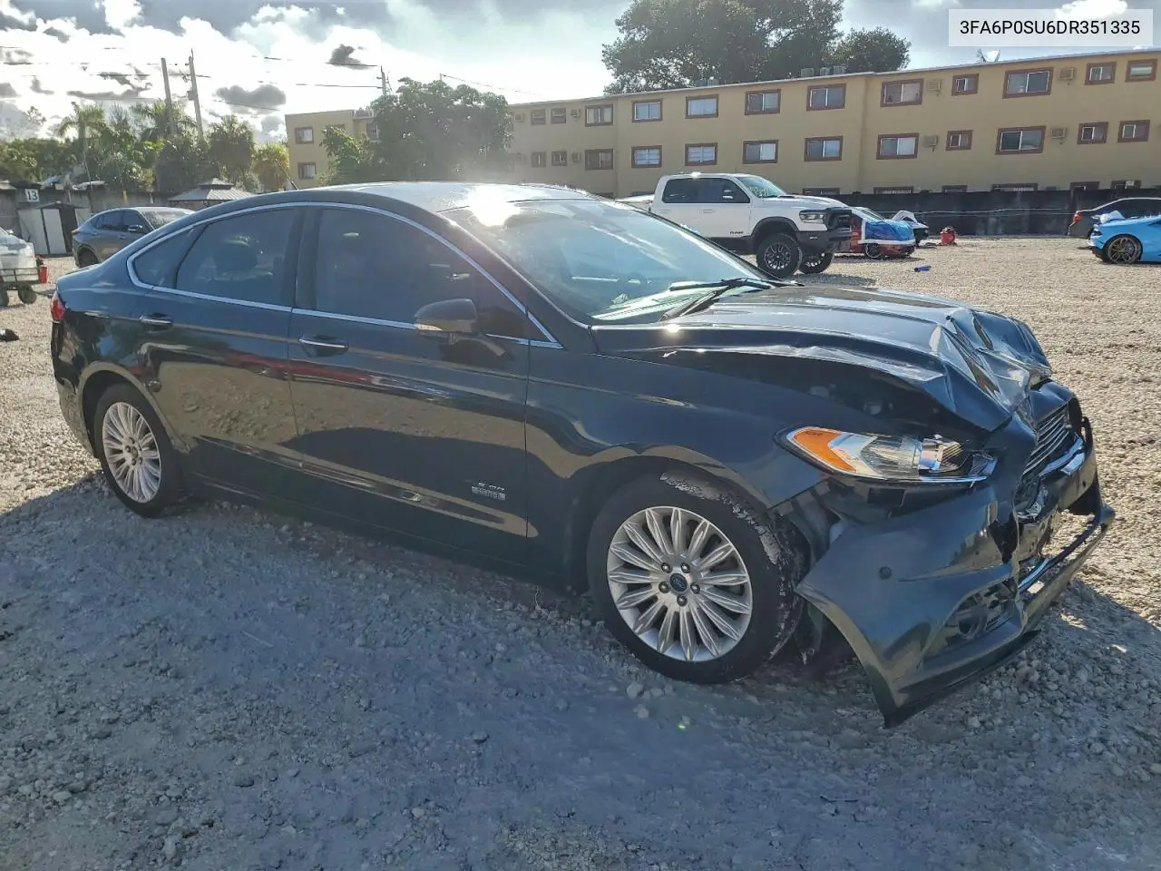 3FA6P0SU6DR351335 2013 Ford Fusion Titanium Phev