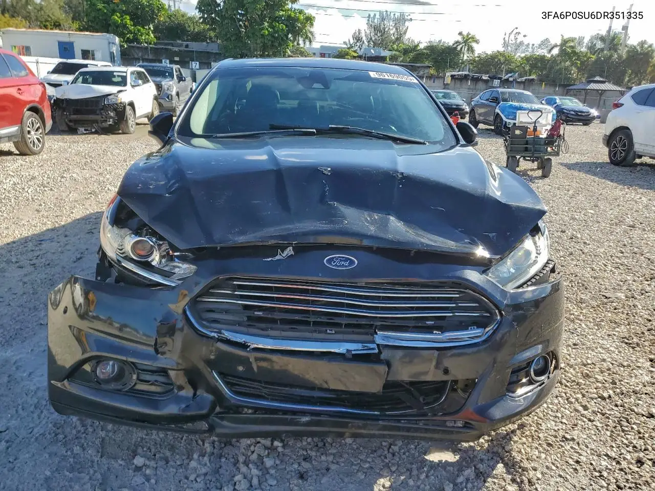 3FA6P0SU6DR351335 2013 Ford Fusion Titanium Phev