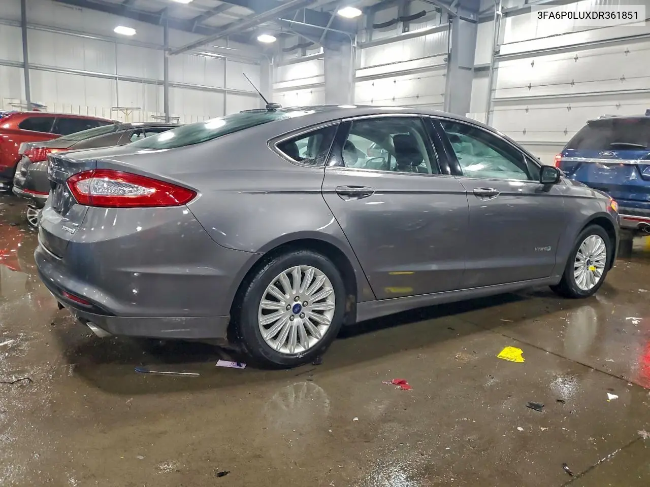 3FA6P0LUXDR361851 2013 Ford Fusion Se Hybrid