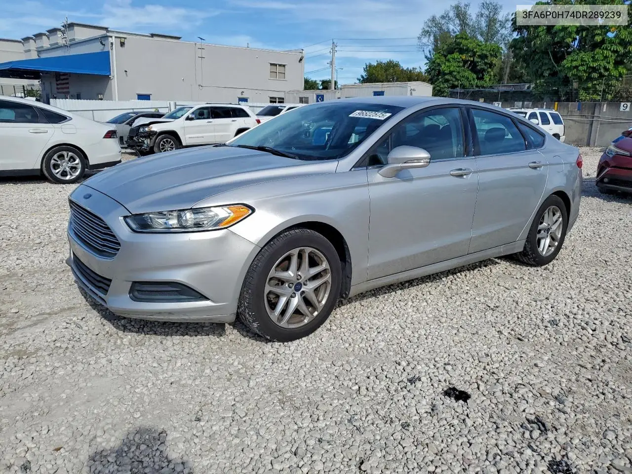 3FA6P0H74DR289239 2013 Ford Fusion Se