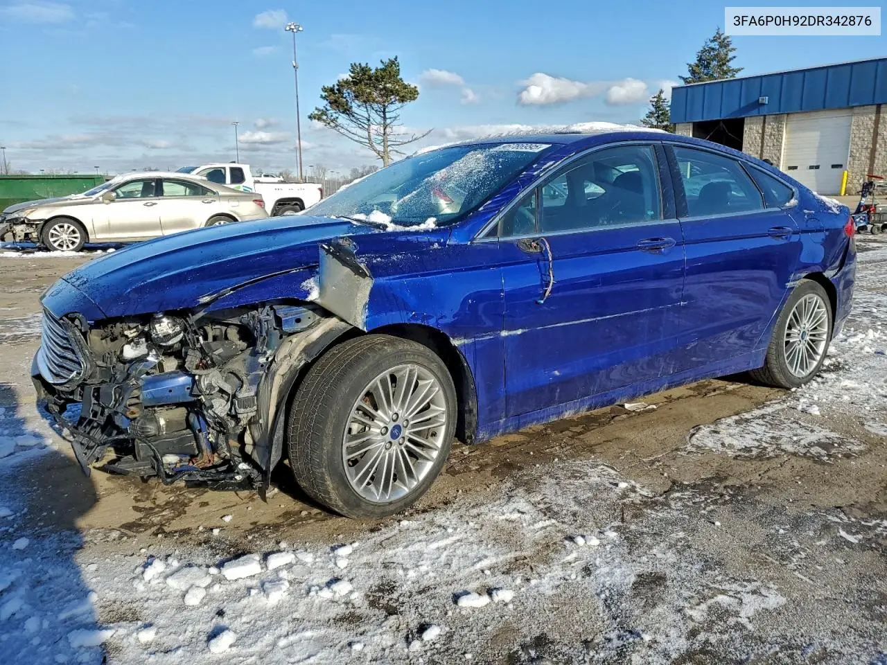 3FA6P0H92DR342876 2013 Ford Fusion Se