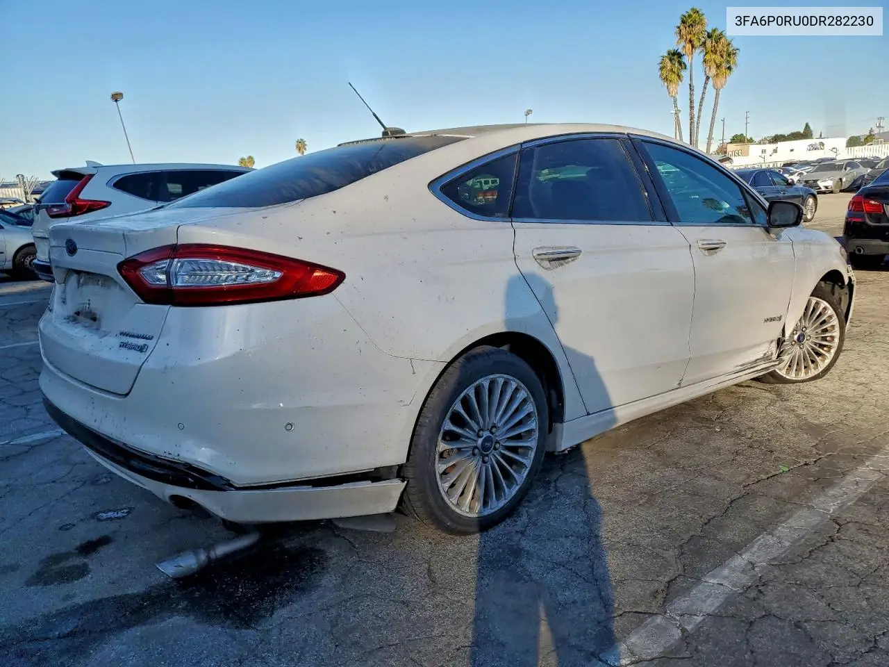3FA6P0RU0DR282230 2013 Ford Fusion Titanium Hev