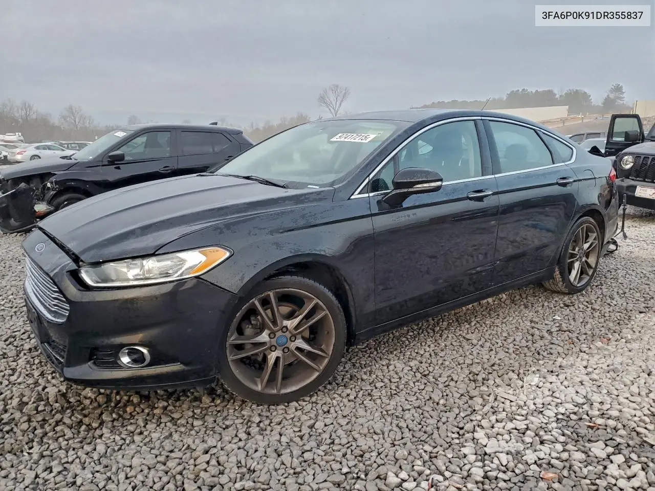 3FA6P0K91DR355837 2013 Ford Fusion Titanium