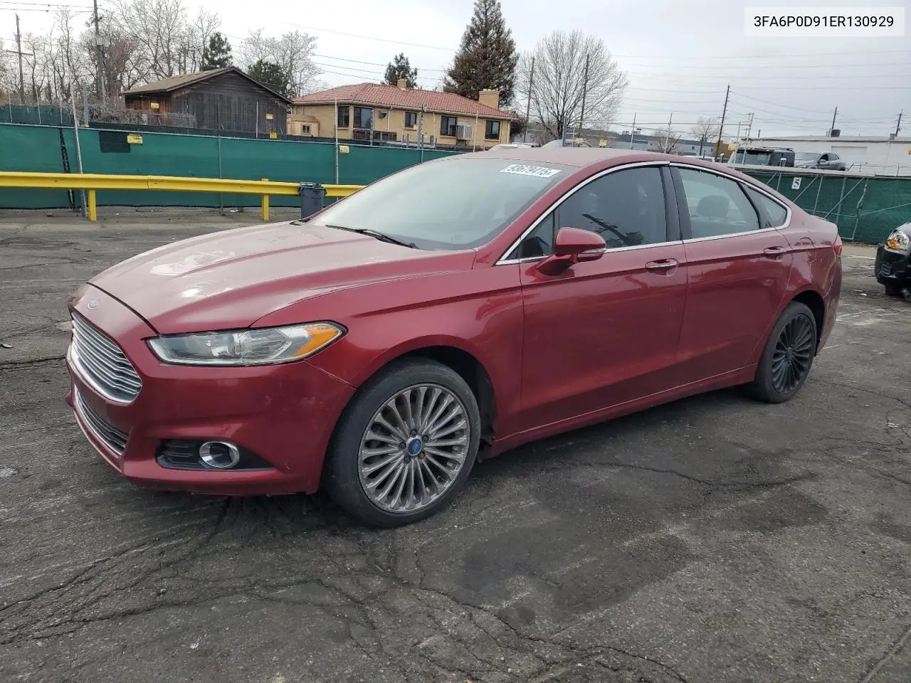 3FA6P0D91ER130929 2014 Ford Fusion Titanium