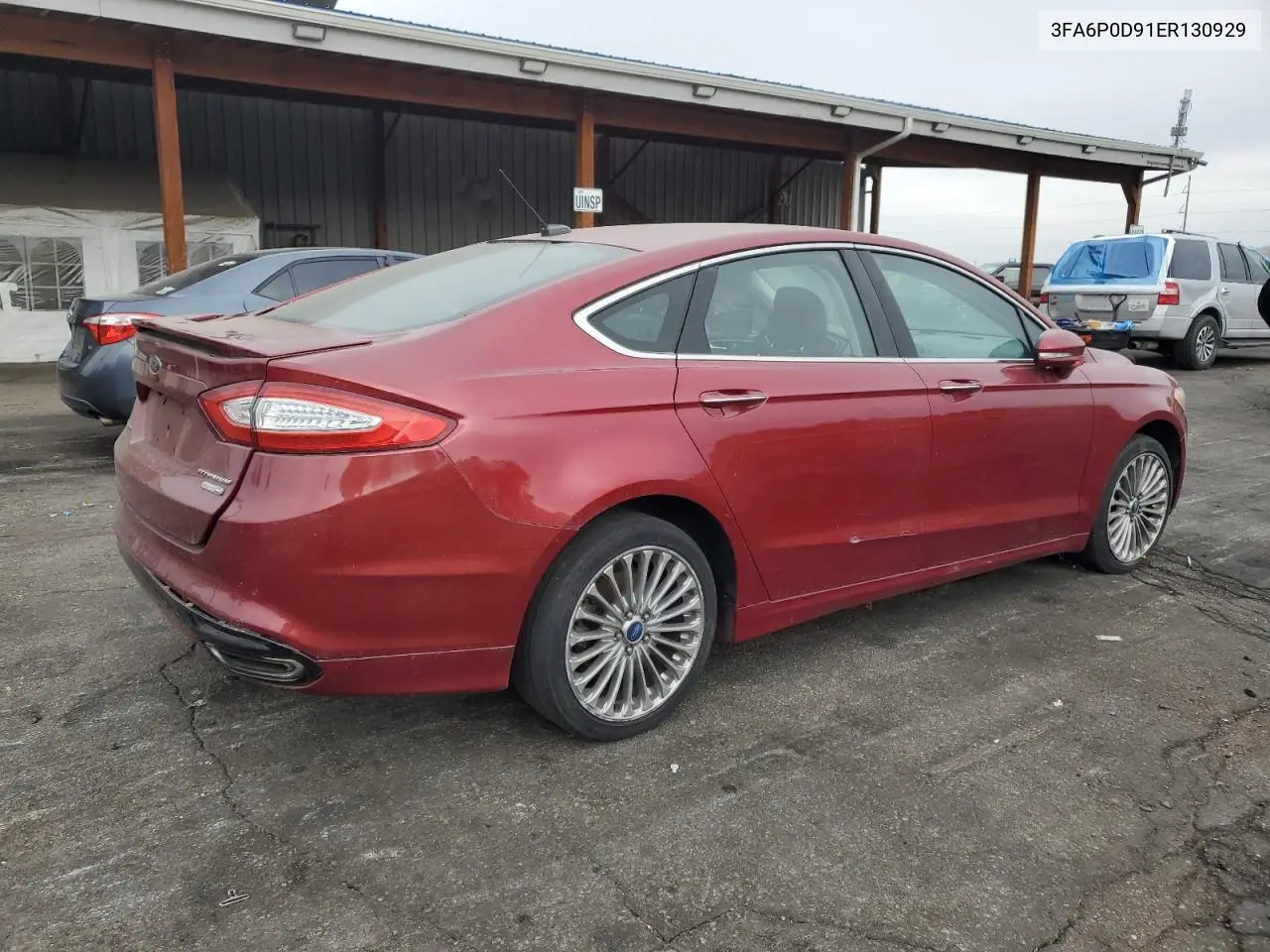 3FA6P0D91ER130929 2014 Ford Fusion Titanium