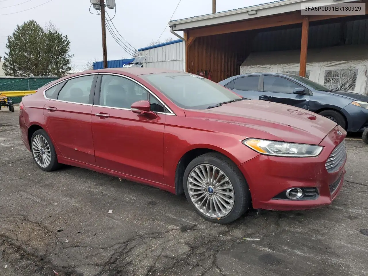 3FA6P0D91ER130929 2014 Ford Fusion Titanium