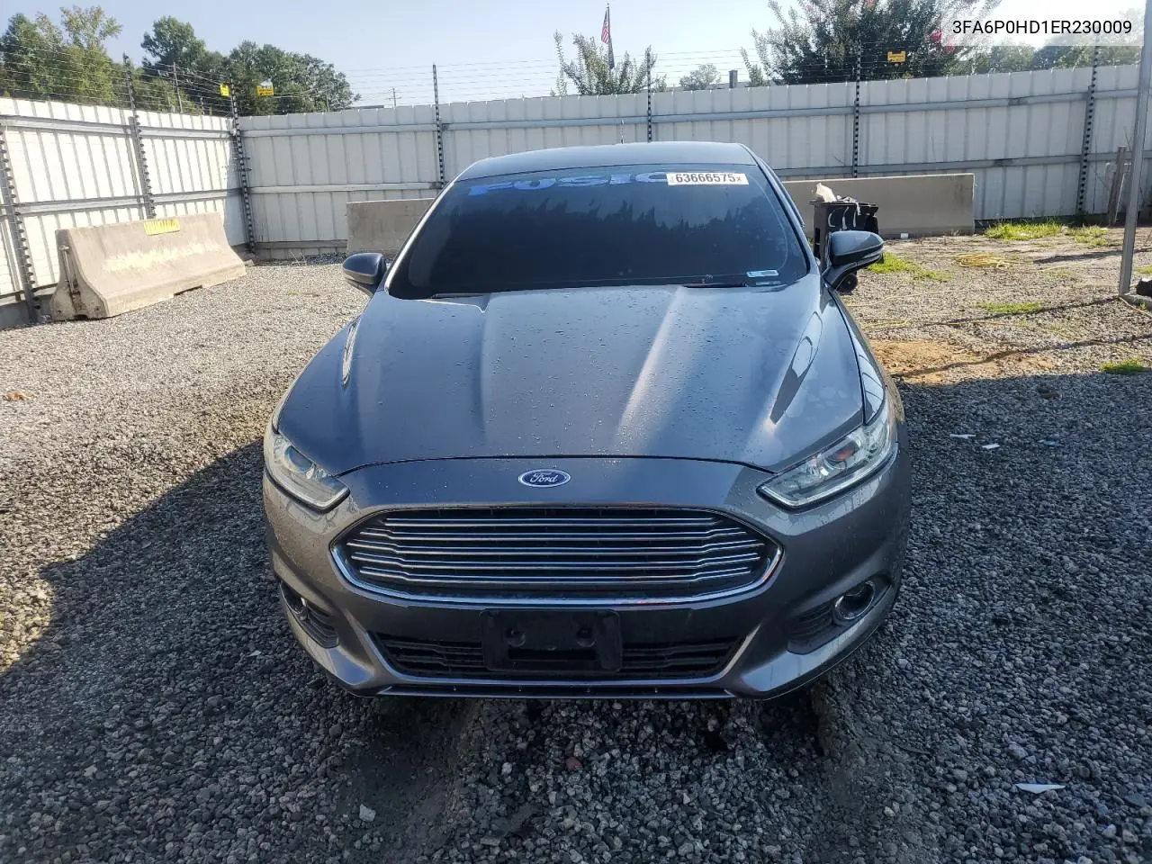 3FA6P0HD1ER230009 2014 Ford Fusion Se