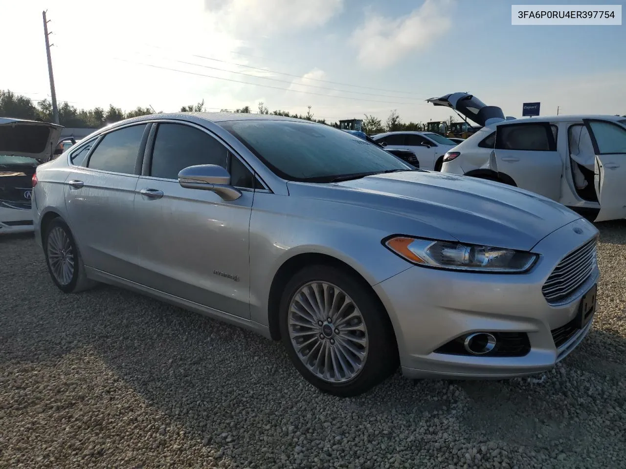 3FA6P0RU4ER397754 2014 Ford Fusion Titanium Hev