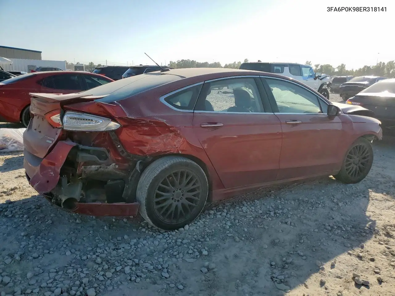 3FA6P0K98ER318141 2014 Ford Fusion Titanium