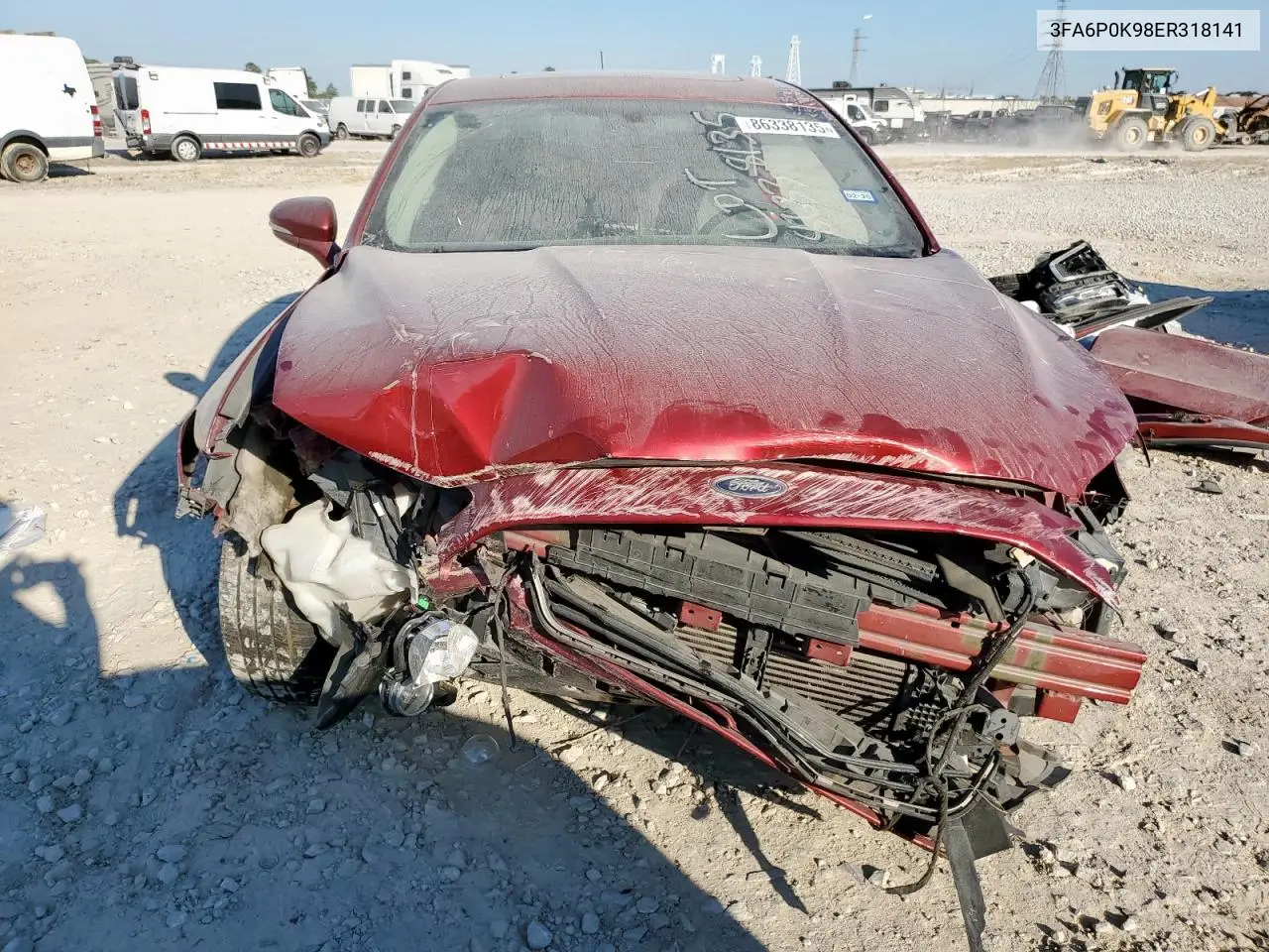 3FA6P0K98ER318141 2014 Ford Fusion Titanium
