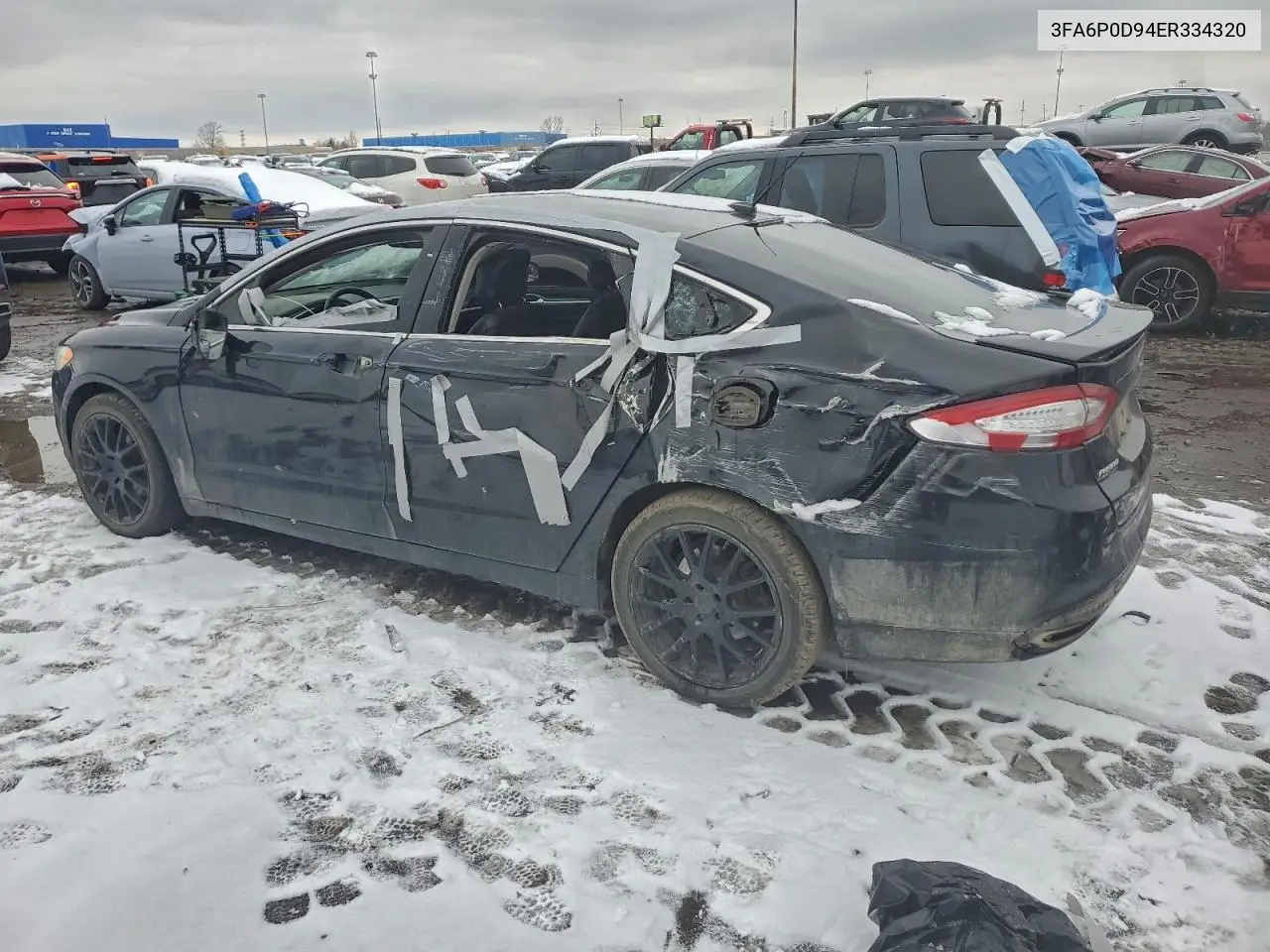 3FA6P0D94ER334320 2014 Ford Fusion Titanium