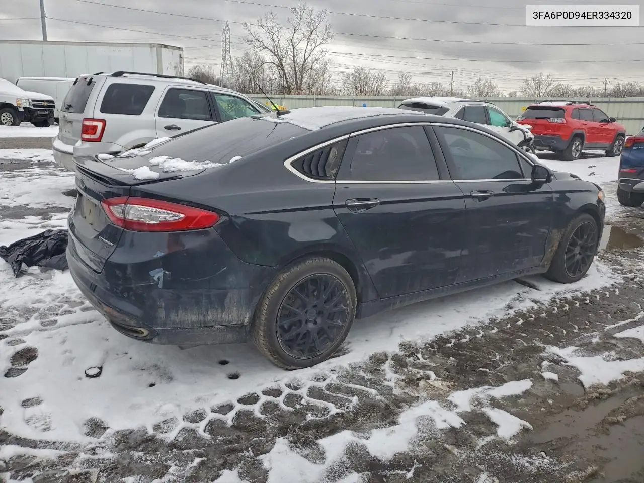 3FA6P0D94ER334320 2014 Ford Fusion Titanium